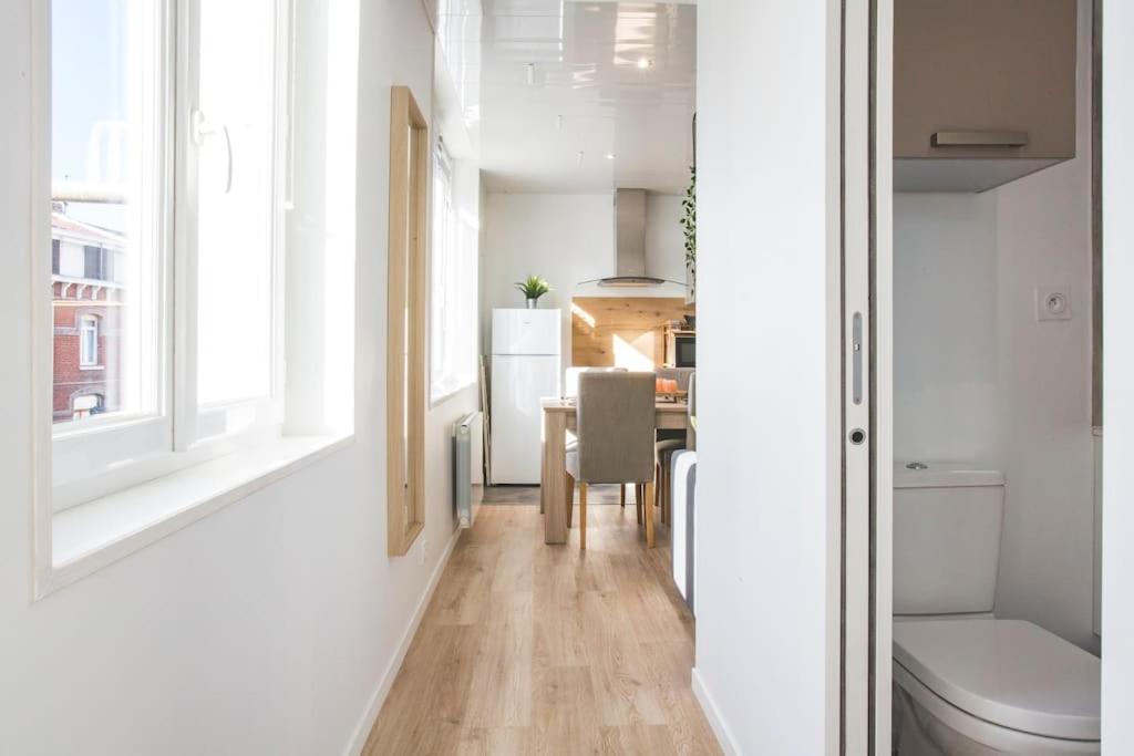 Bel Appartement Lumineux Proche Du Centre-Ville Douai Exterior foto